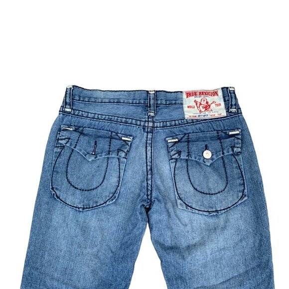 VINTAGE True Religion Jeans Size 36 JOEY SUPER T Blue - Picture 7 of 9